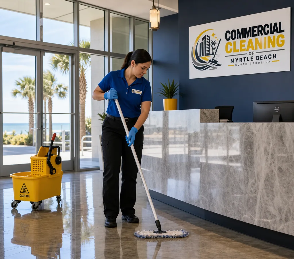 Commercial cleaning for businesses in North Myrtle Beach, South Carolina